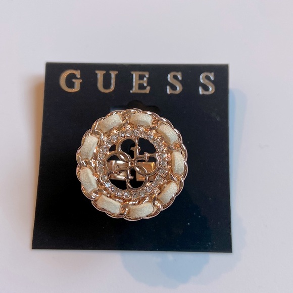 NEW Guess adjustable gemstone rings - Picture 1 of 2